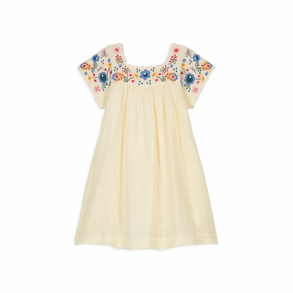Breathable Comfort Wear Louise Misha Daya Dress, Lemon