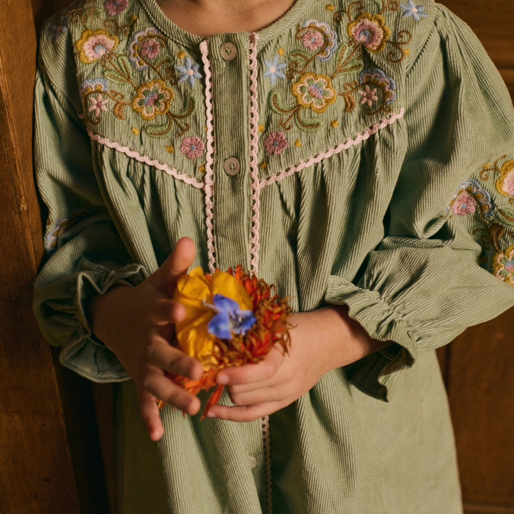 Louise Misha Floriane Dress, Almond Adjustable Straps NonIrritatingLining