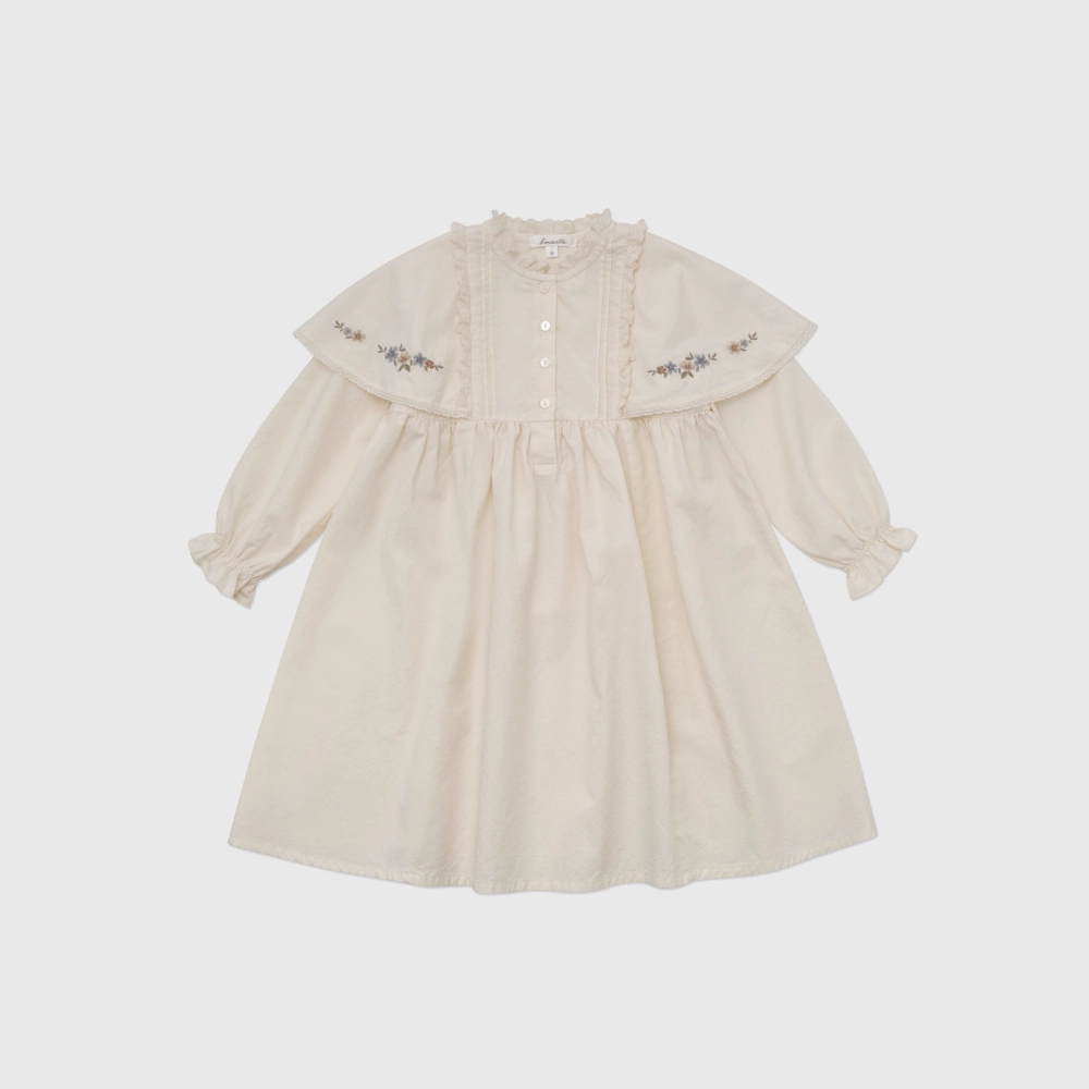 Stylish Look Elegant Look Louisiella Iris Dress, Cream