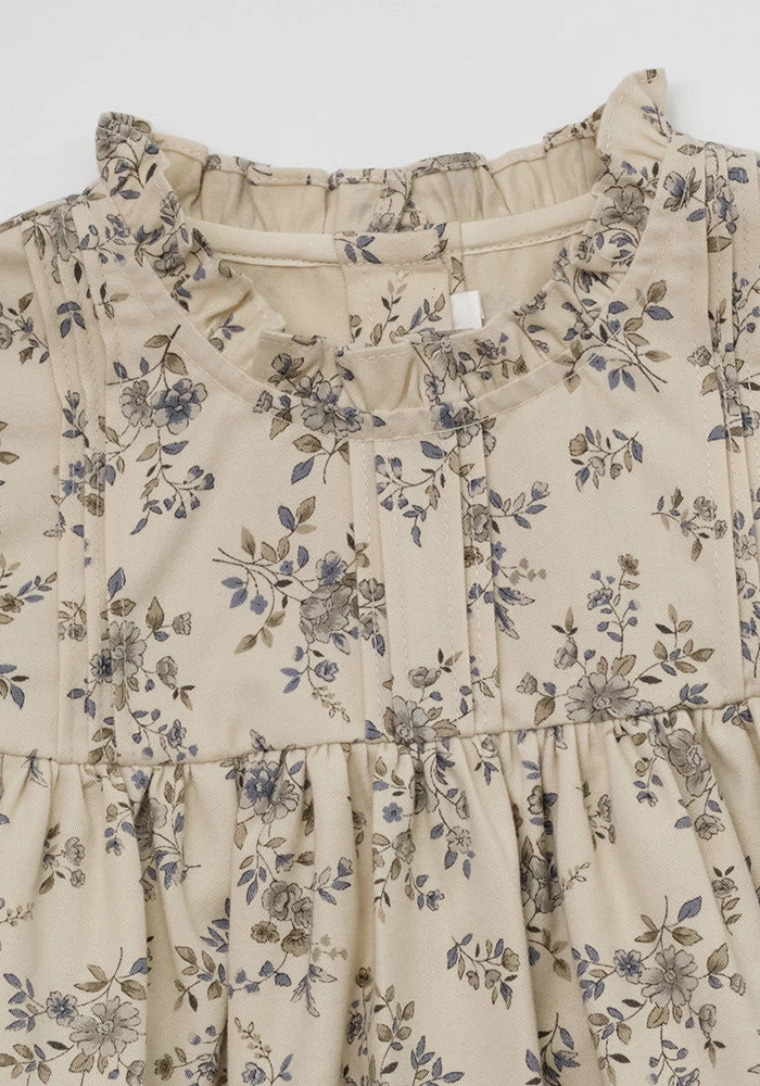 Louisiella Laspe Dress, Vintage Blue Elegant Fabric Youthful Mood