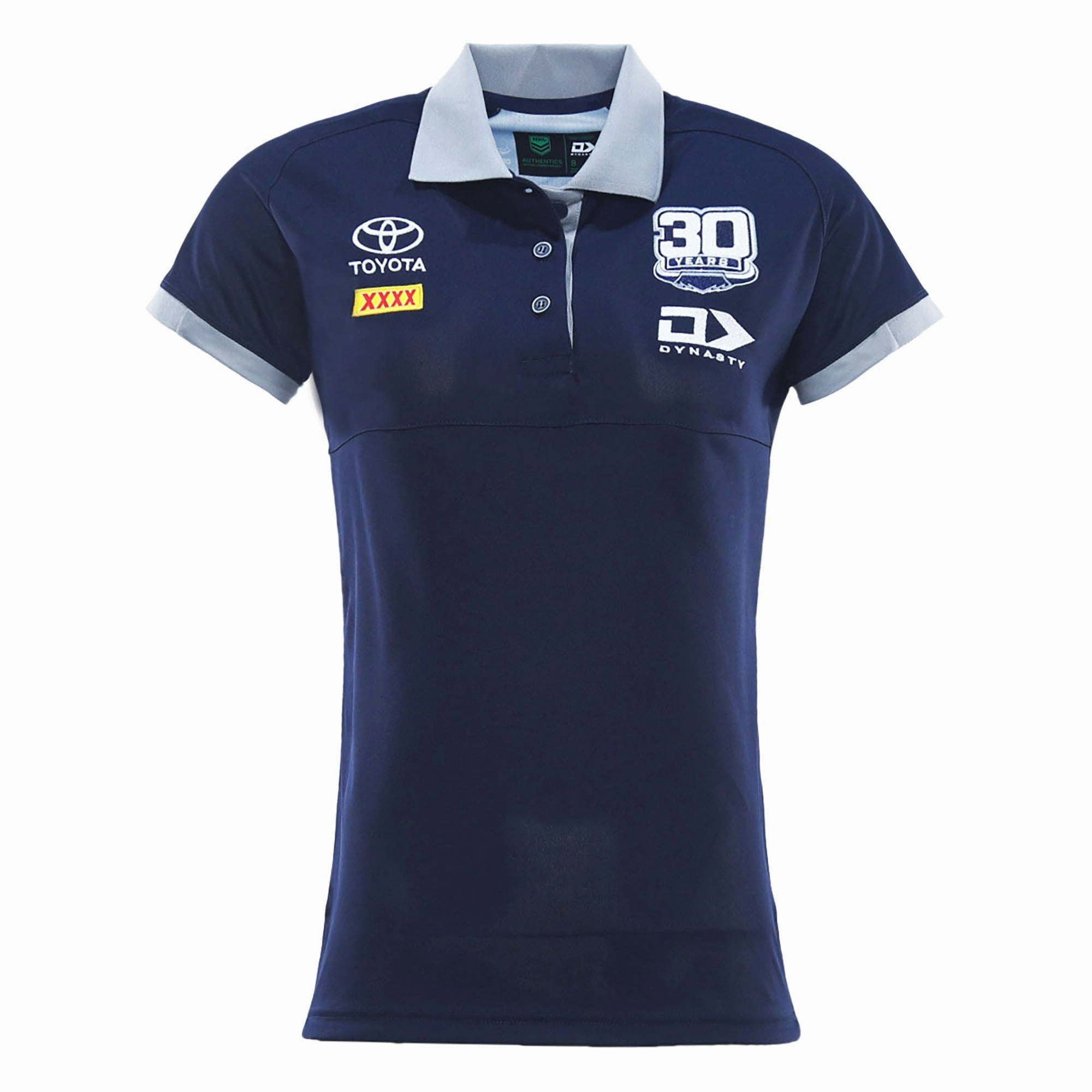 Women's NRL North Queensland Cowboys 2025 Media Polo Bold Trim