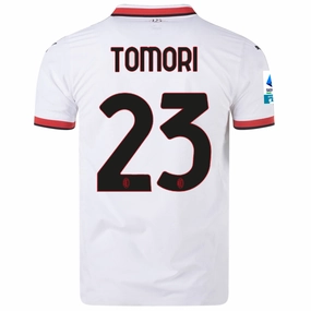 Puma AC Milan Authentic Fikayo Tomori Away Jersey w/ Series A Patch 24/25 (Puma White) Layered Insulation System