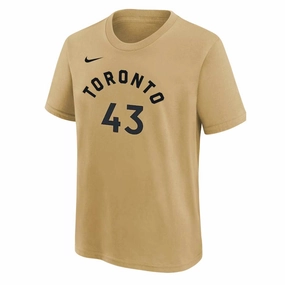 NBA - Kids' (Junior) Toronto Raptors Pascal Siakam T-Shirt (HZ2B7HDMF RAPPS) Pre Shrunk Material Full Sleeve Design