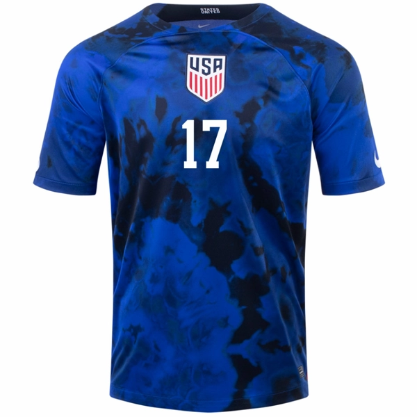 Casual Performance Rush Ready Nike United States Jordan Pefok Away Jersey 22/23 (Bright Blue/White)