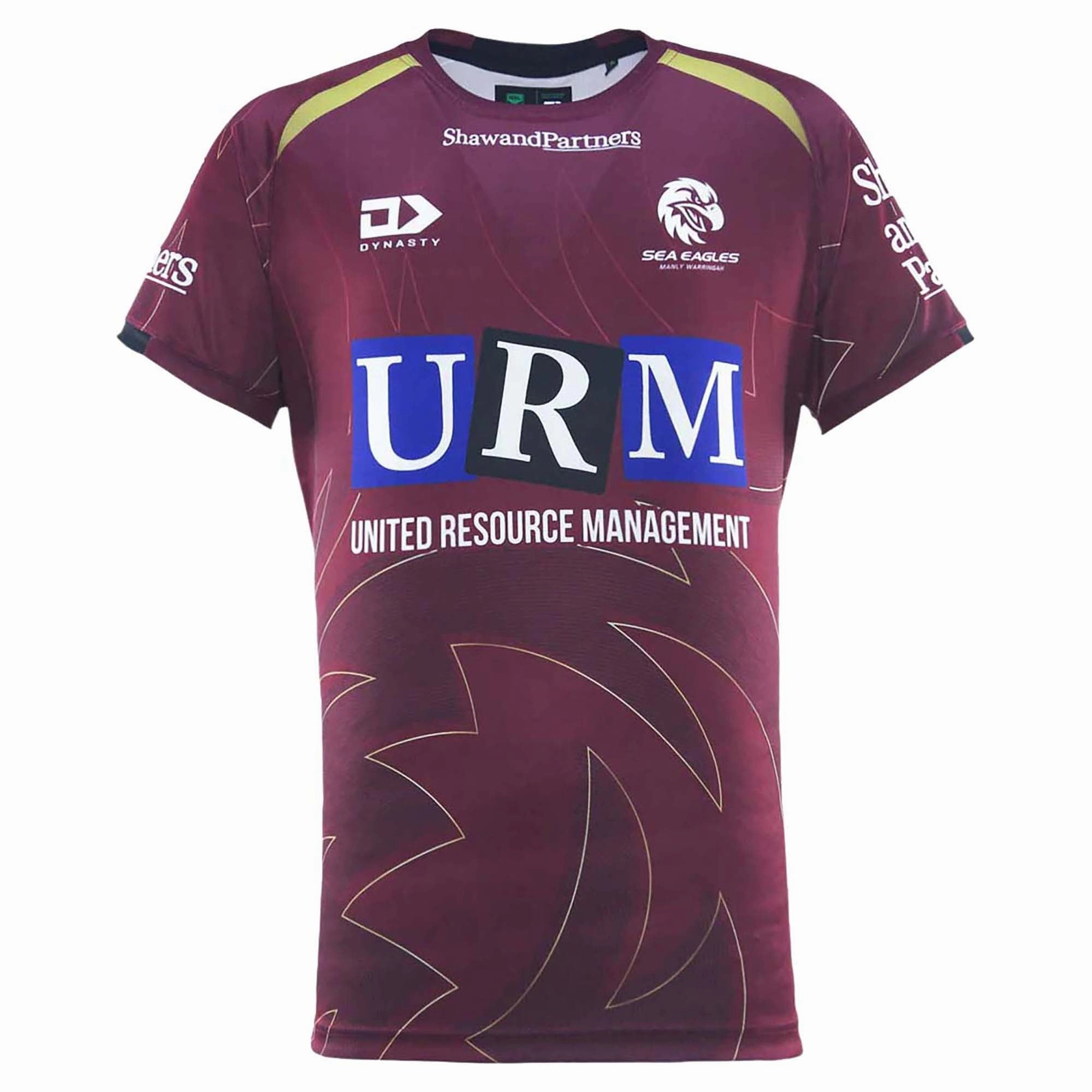 Men's NRL Manly Warringah Sea Eagles 2025 Training Tee Breathe Zone