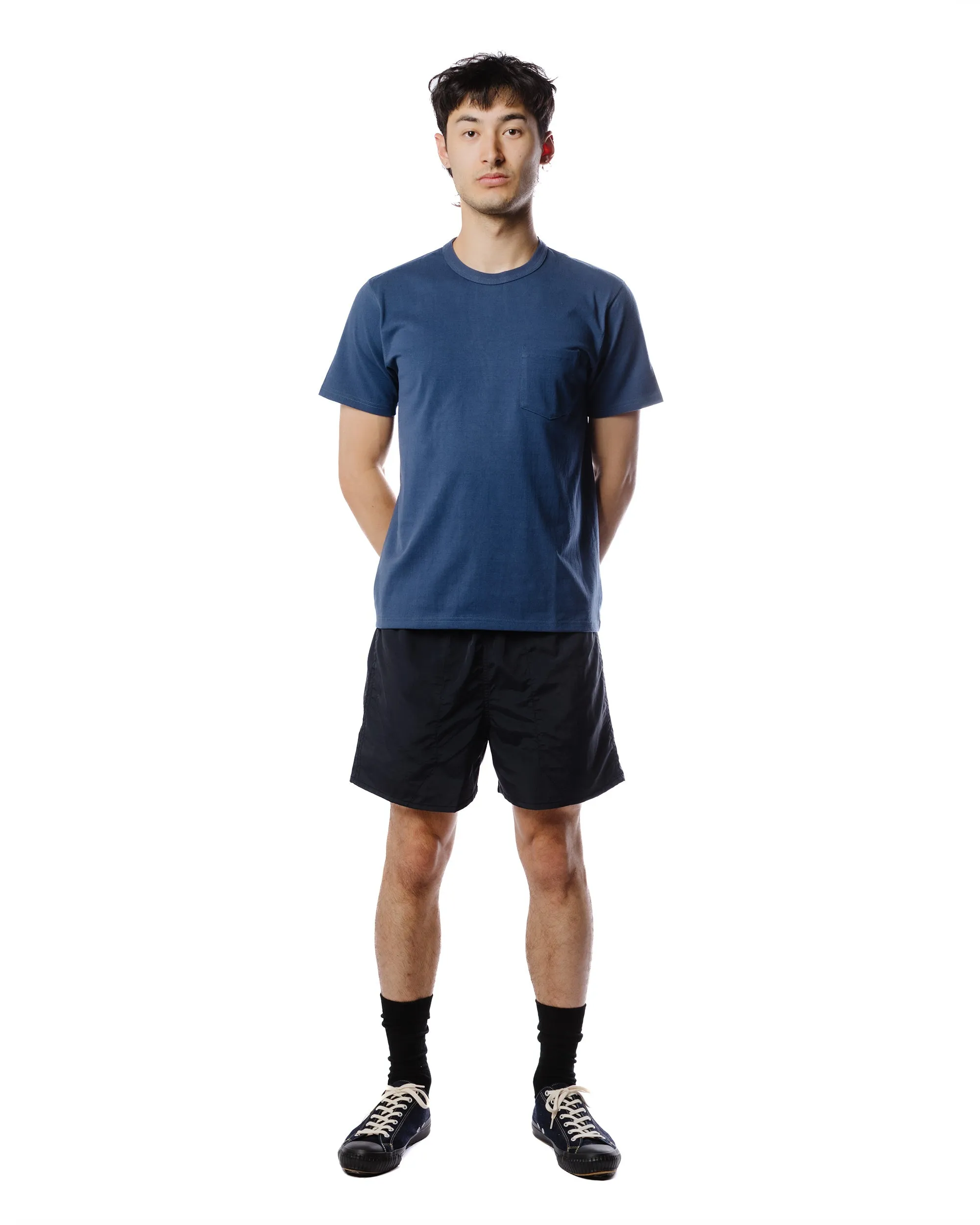 Comfort Style SeamFreeShoulders The Real McCoy's MC22006 Pocket Tee Marine Blue