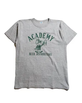 Warehouse Lot. JG-CS06 Academy Beer Distributors T Heather Grey Spring Freshness Leather combination