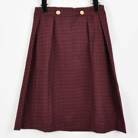 Hadas Jersey Checkered Skirt Minimalist Chic