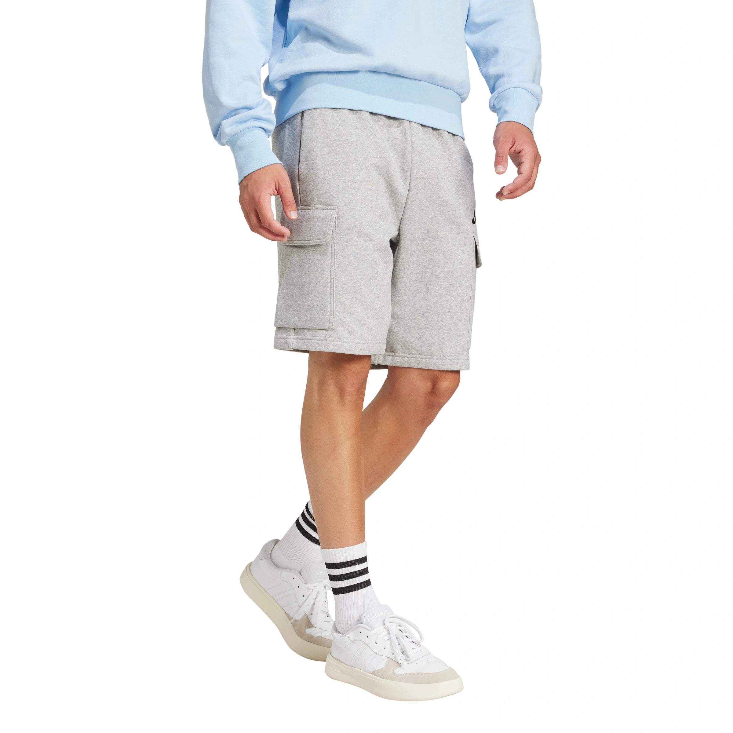 Static Free Finish Warm Weather Wear Essentials Feel Cozy Fleece Cargo Shorts