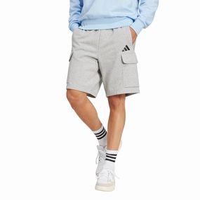 Essentials Feel Cozy Fleece Cargo Shorts music event look
