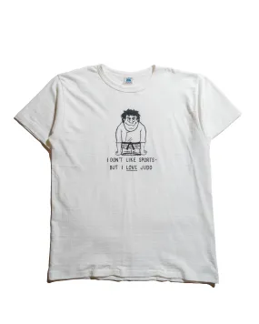 Camping attire Warehouse Lot. JG-CS06 I Love Judo T Off White
