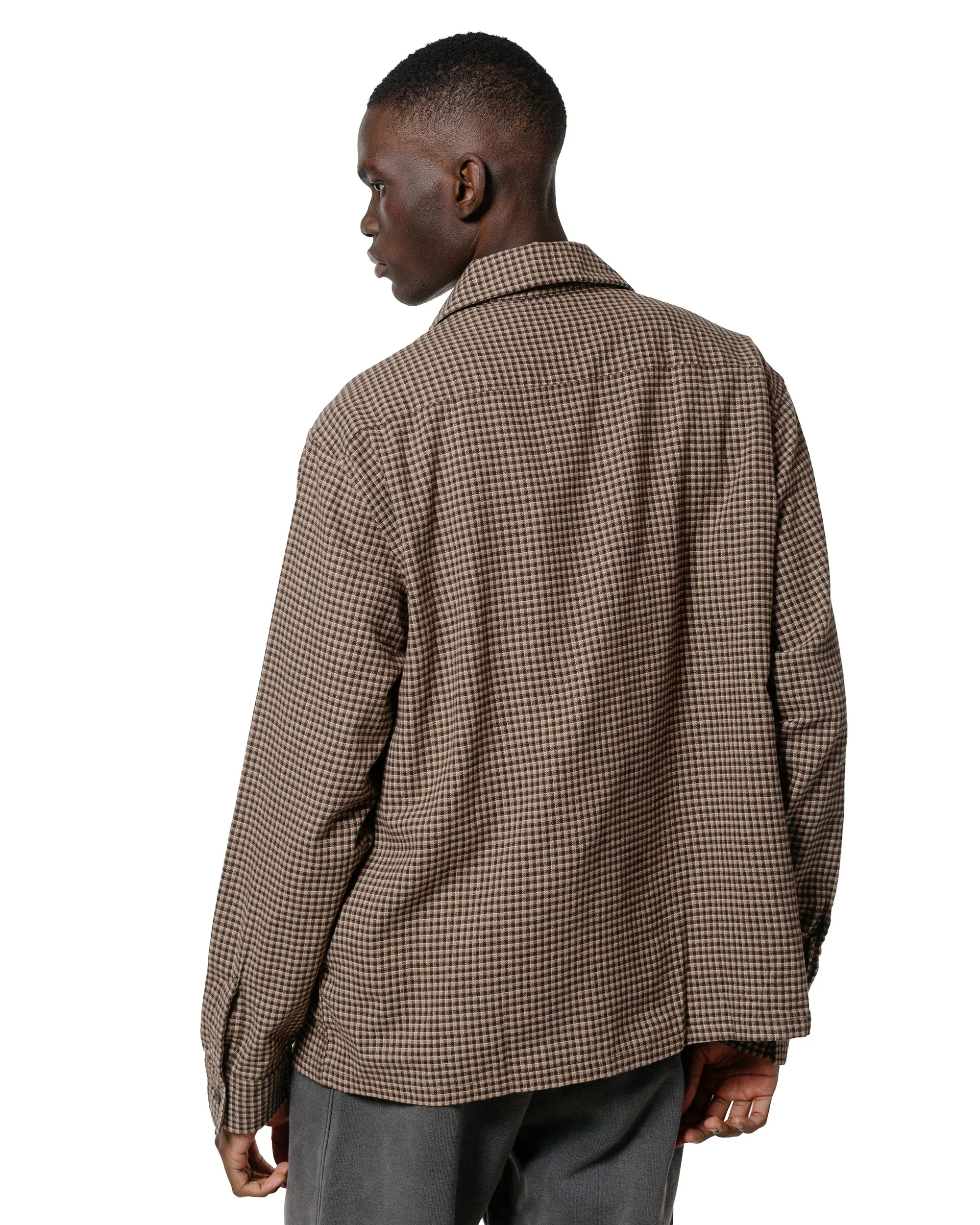 Our Legacy Heusen Shirt Endino Flannel Check Vibrant Hue