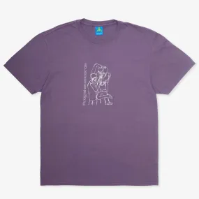 Make Up Artist Tee (Old Purple) simple design Cozy Wear