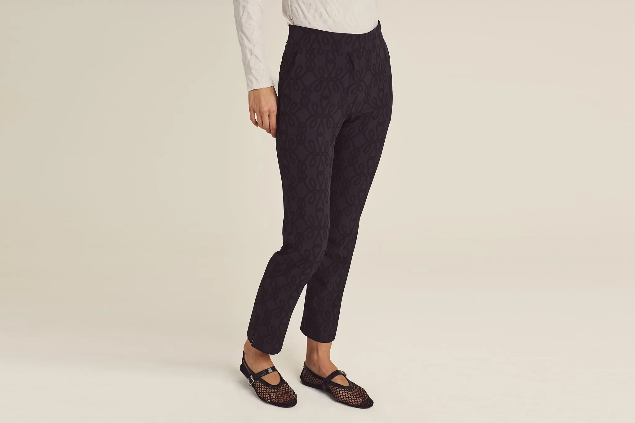 AI Style OdorResistant Material Malbon "Nora Pant" W - Black