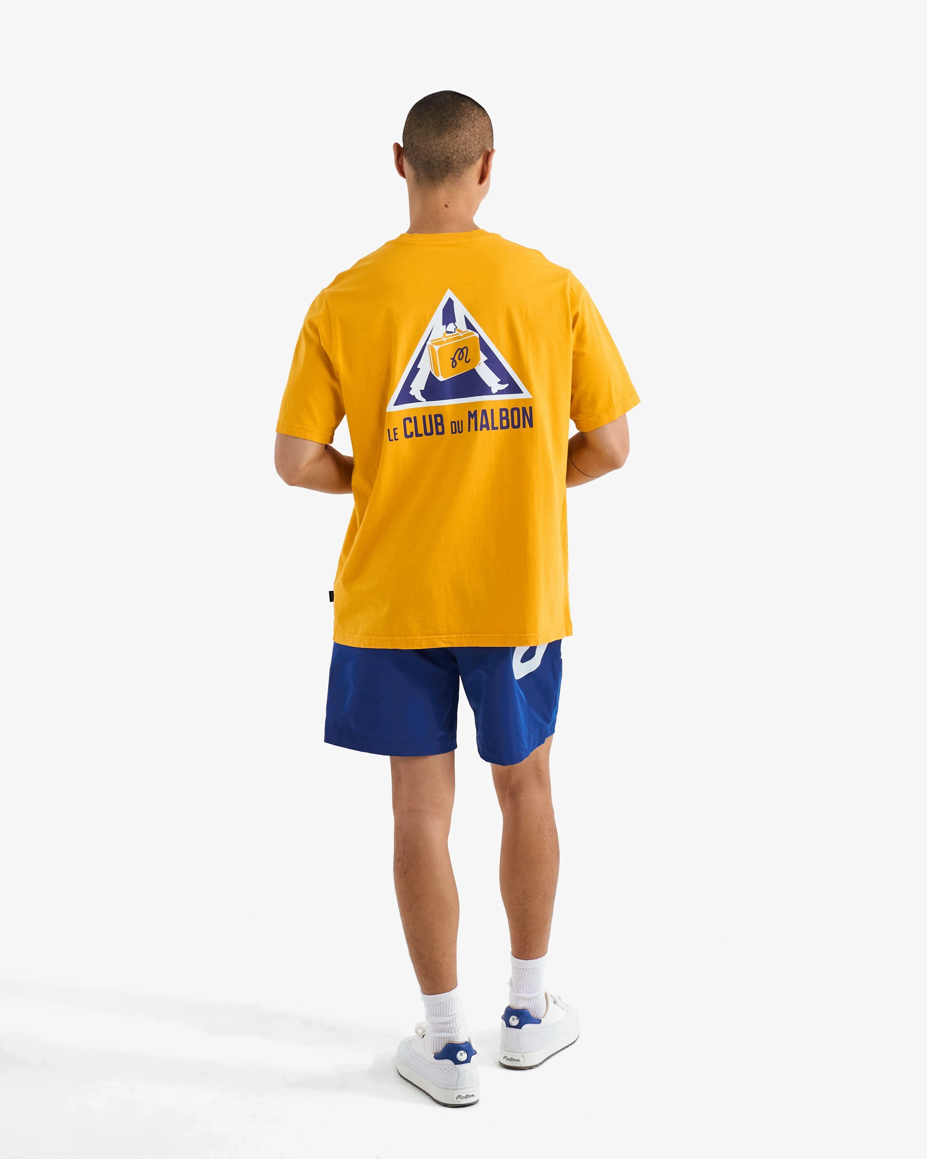 Malbon "Voyage Tee" M - Gold sporty wear No Pressure