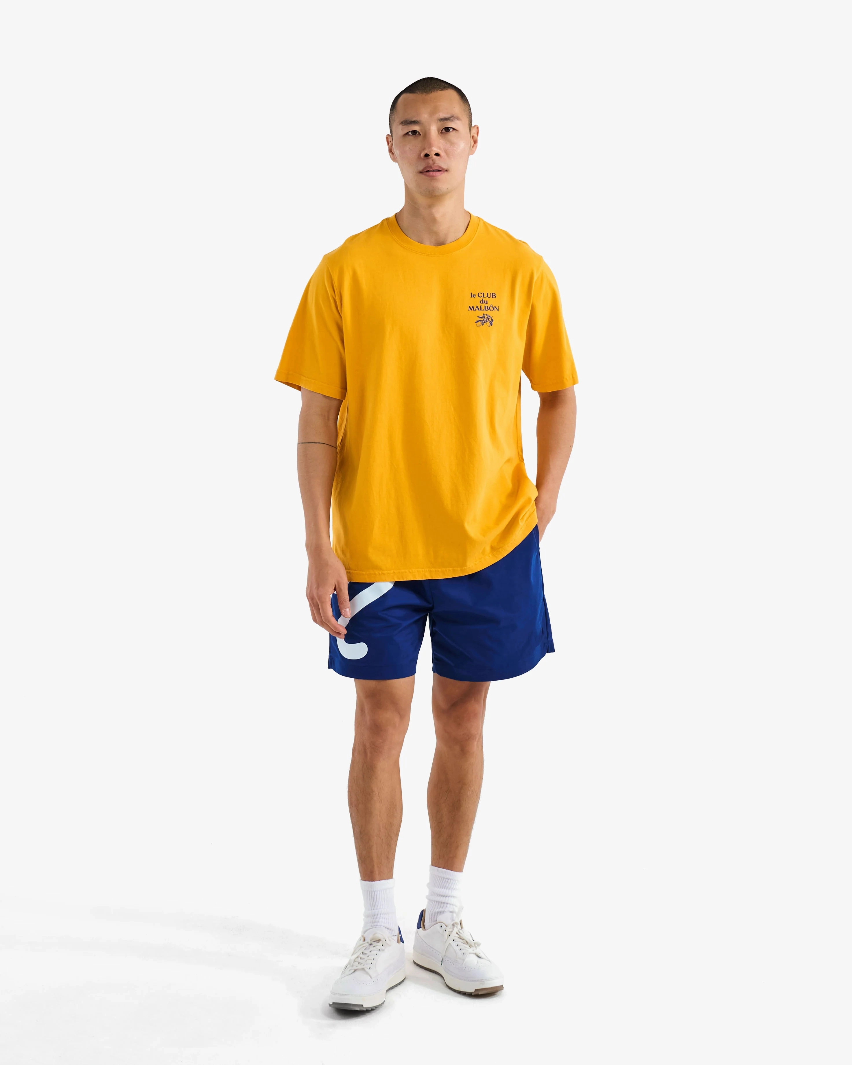 Malbon "Voyage Tee" M - Gold Natural Feel Thermoregulating Fabric