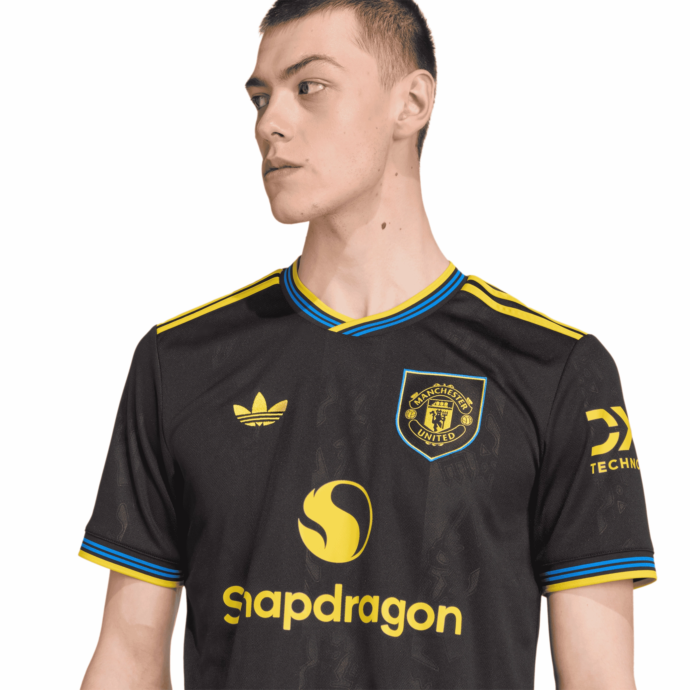 Non Irritating Fabric Wicking Interior Layer Manchester United 2025/26 Third Jersey