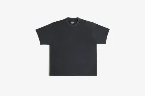 ButterSoftKnit Sophisticated Style Manor "Garment Dyed Script" T-Shirt M - Black