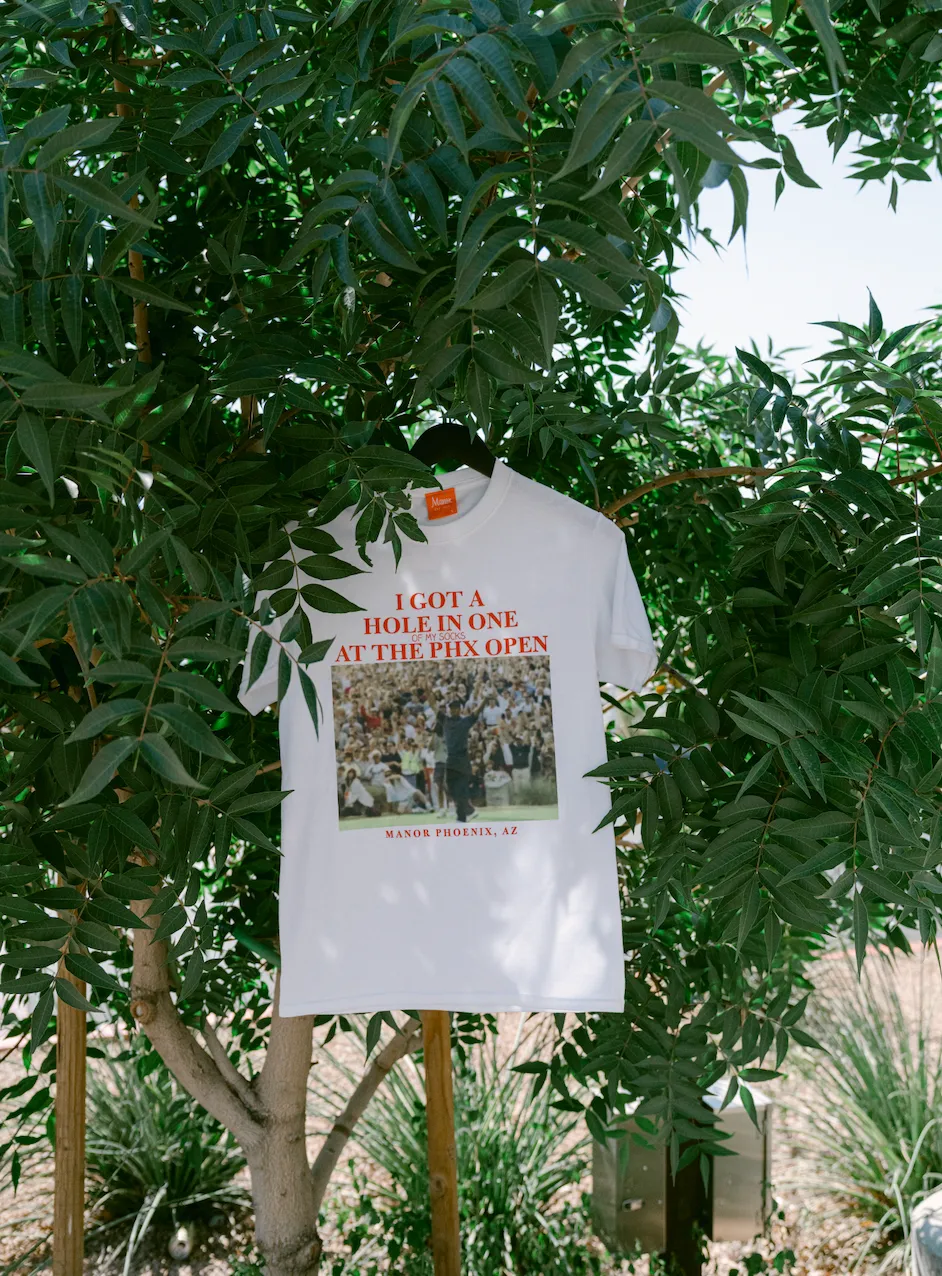 Manor "Hole in One" T-Shirt M - White Concert Vibe ButterySoftTexture