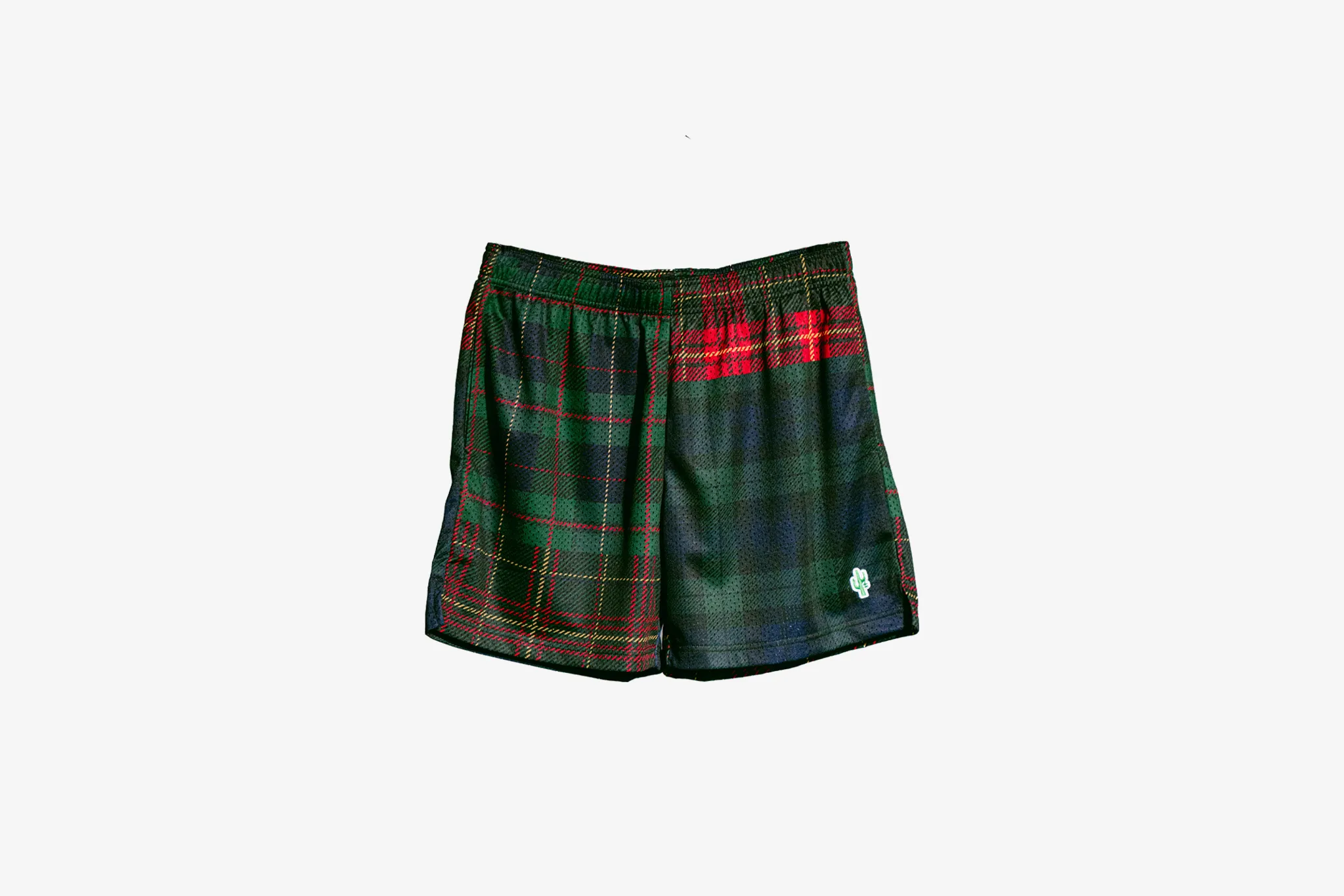 Manor "Mesh Gym Shorts" M - Plaid Trendy Hat MultiPocketDesign