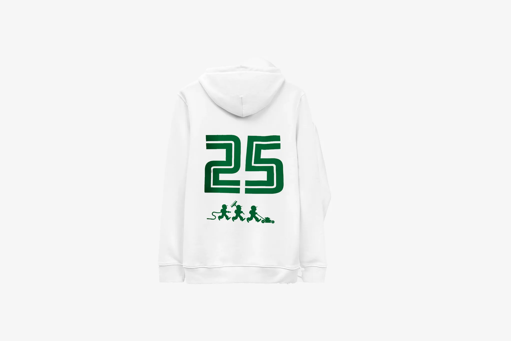 Manor "Official Pull Over Hooded Sweatshirt" M - White BreathableFabric