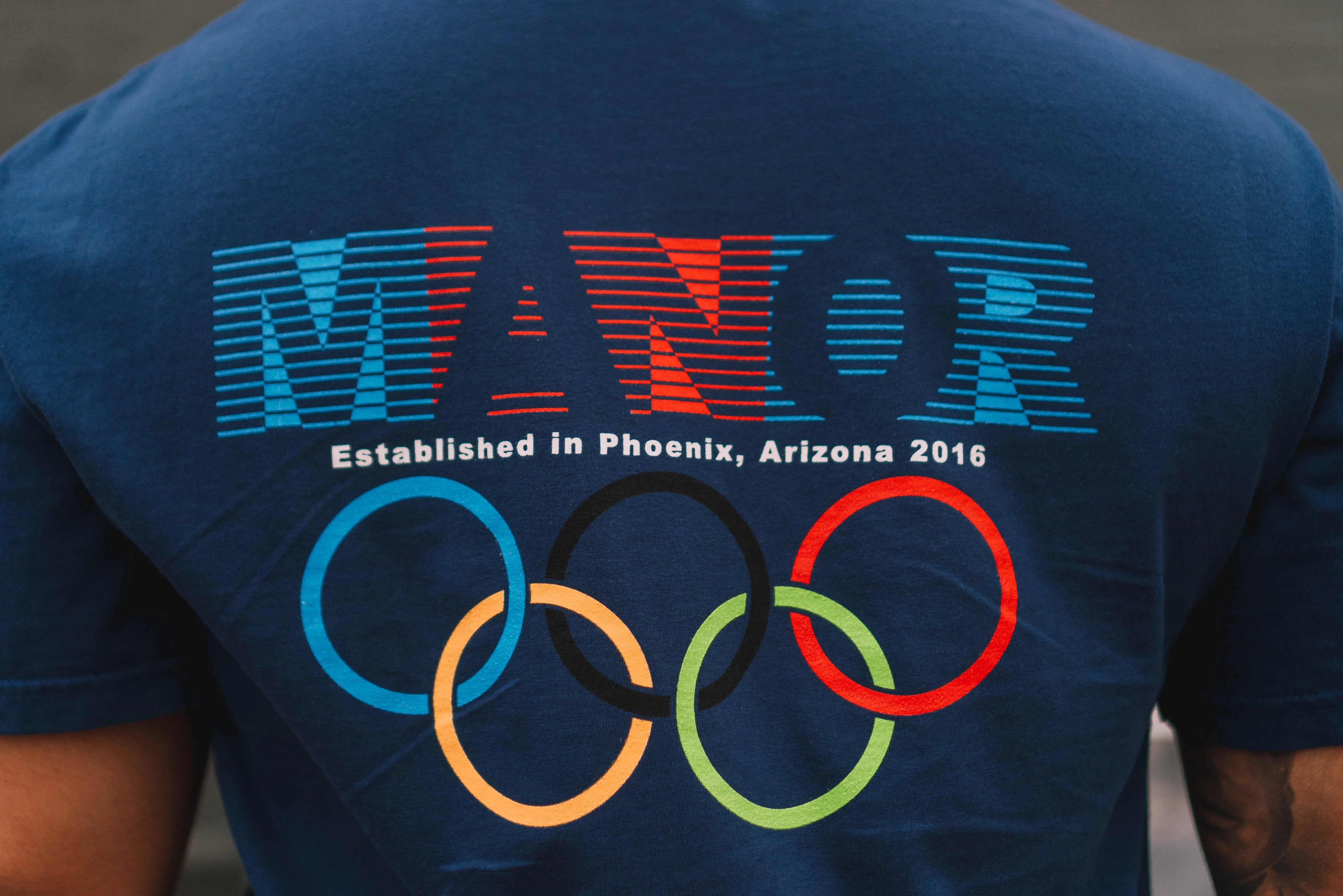 Manor "Olympics" T-shirt M - Navy QuickDryTechnology