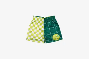 Manor "Tennis Grid Mesh Short" K - Light Green / Dark Green Warm Pullover