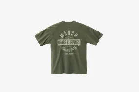 Halo Glow Machine Fit Manor "The Grassy Shop T-Shirt" M - Faded Green