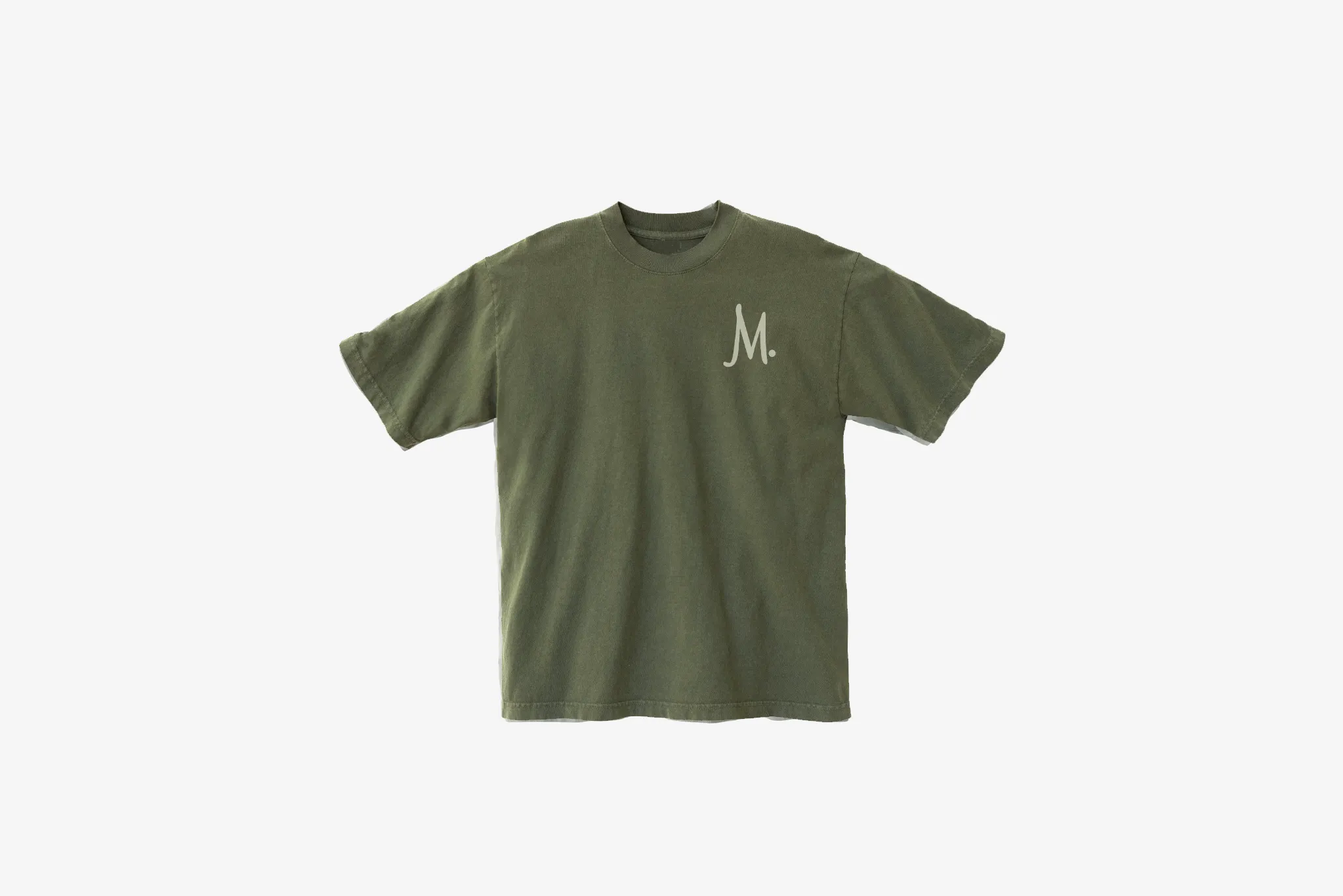 Manor "The Grassy Shop T-Shirt" M - Faded Green Style Mood