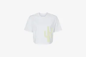 Manor "TradeMark Crop" T-Shirt W - White / Ivory Classic Glow