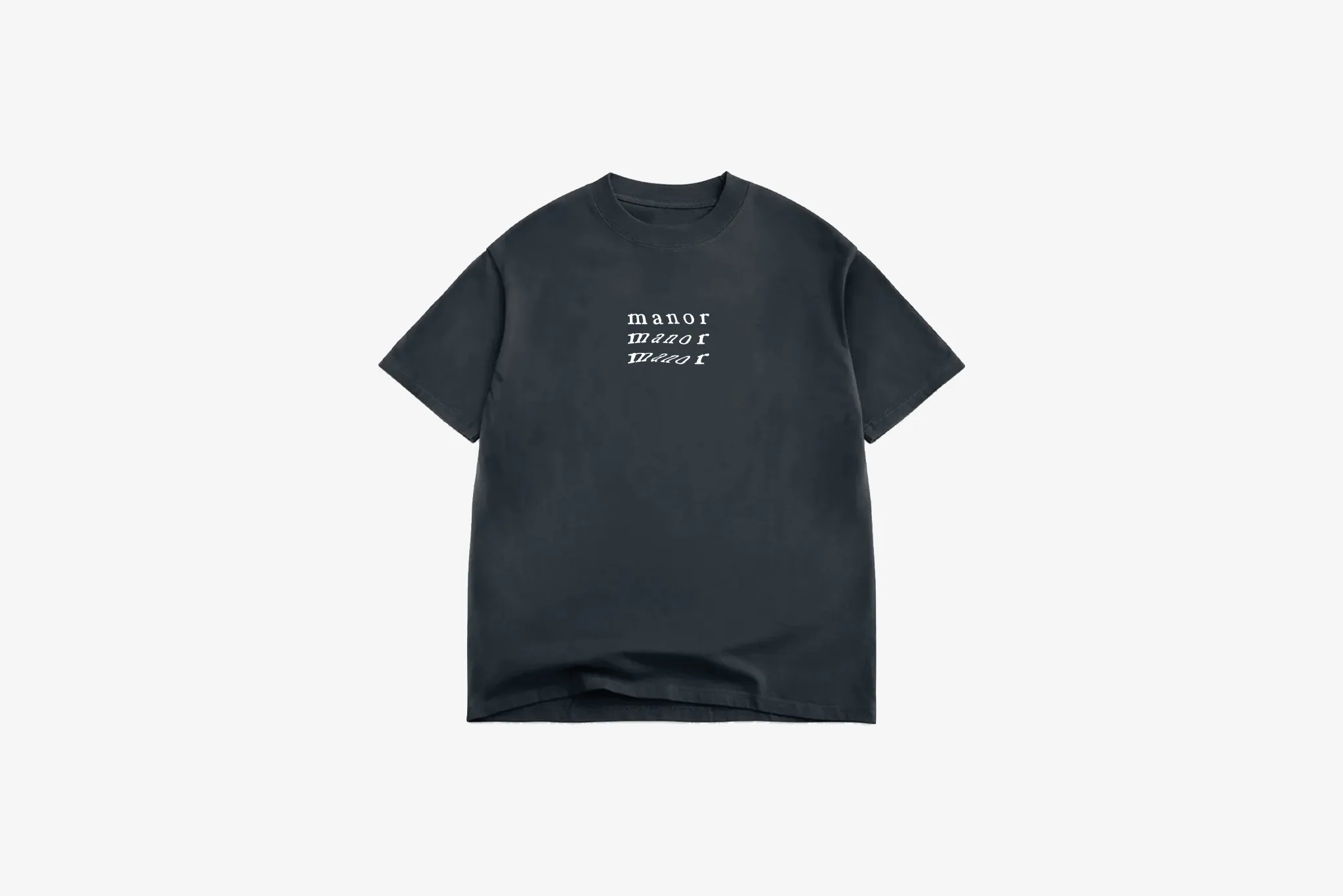 Reinforced Edges Work Wear Manor "Warped" T-Shirt M - Charcoal