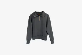 Free Shape Sky Cool Manor "Washed French Terry 1/4 Zip" M - Asphalt