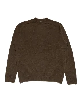 Margaret Howell Seamless Crew Neck Merino Cashmere Bracken Timeless Bold Weekend Relaxed