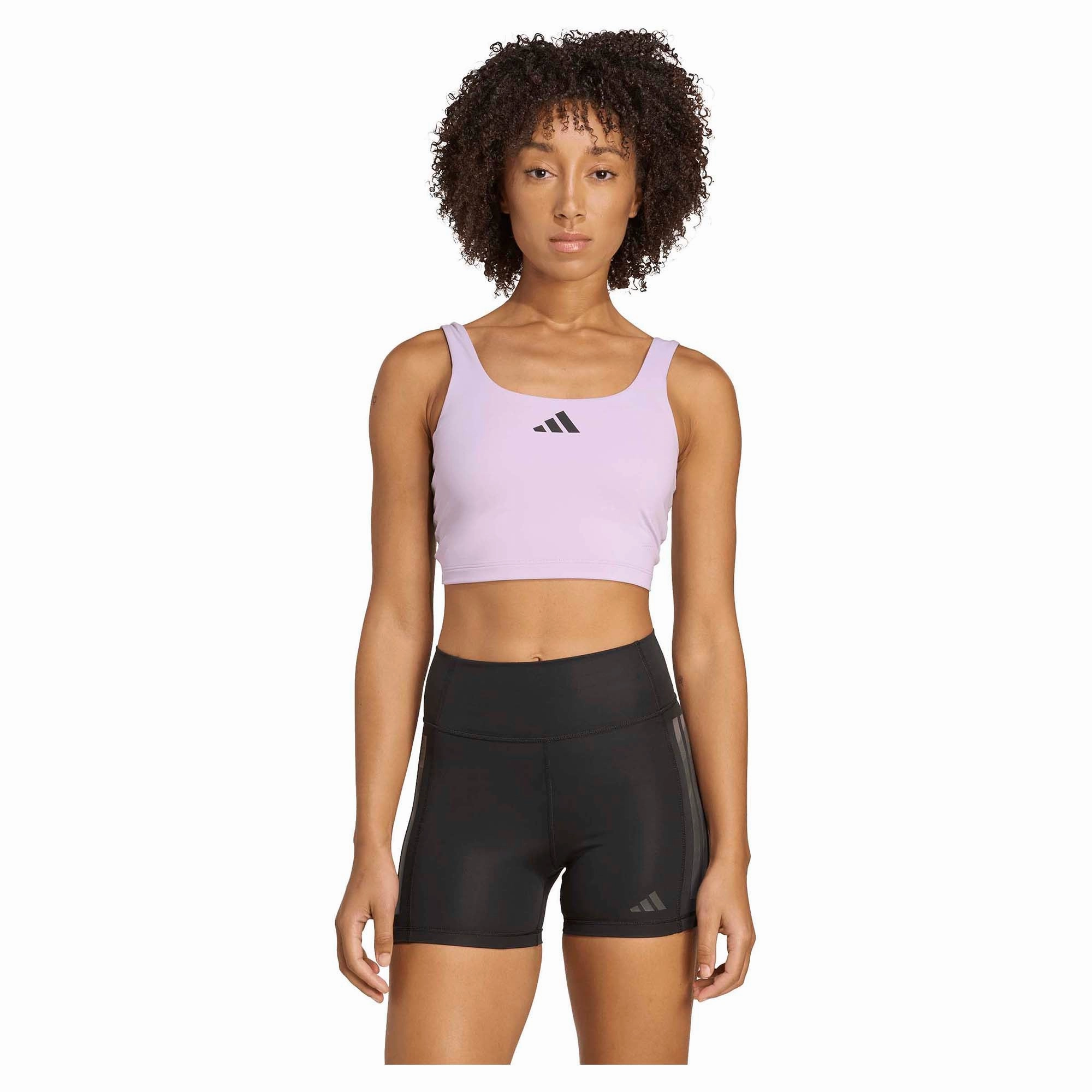 Cross Back Closure Women's Power Light Support Sports Bra Tank