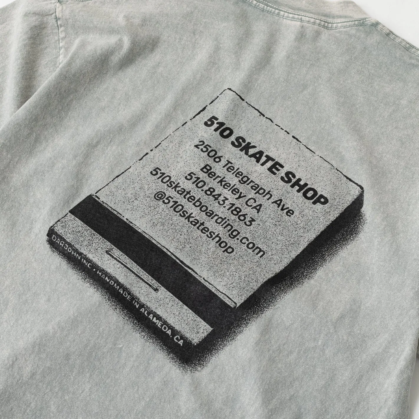 BiodegradableMaterial Matchbook Tee (Limestone)