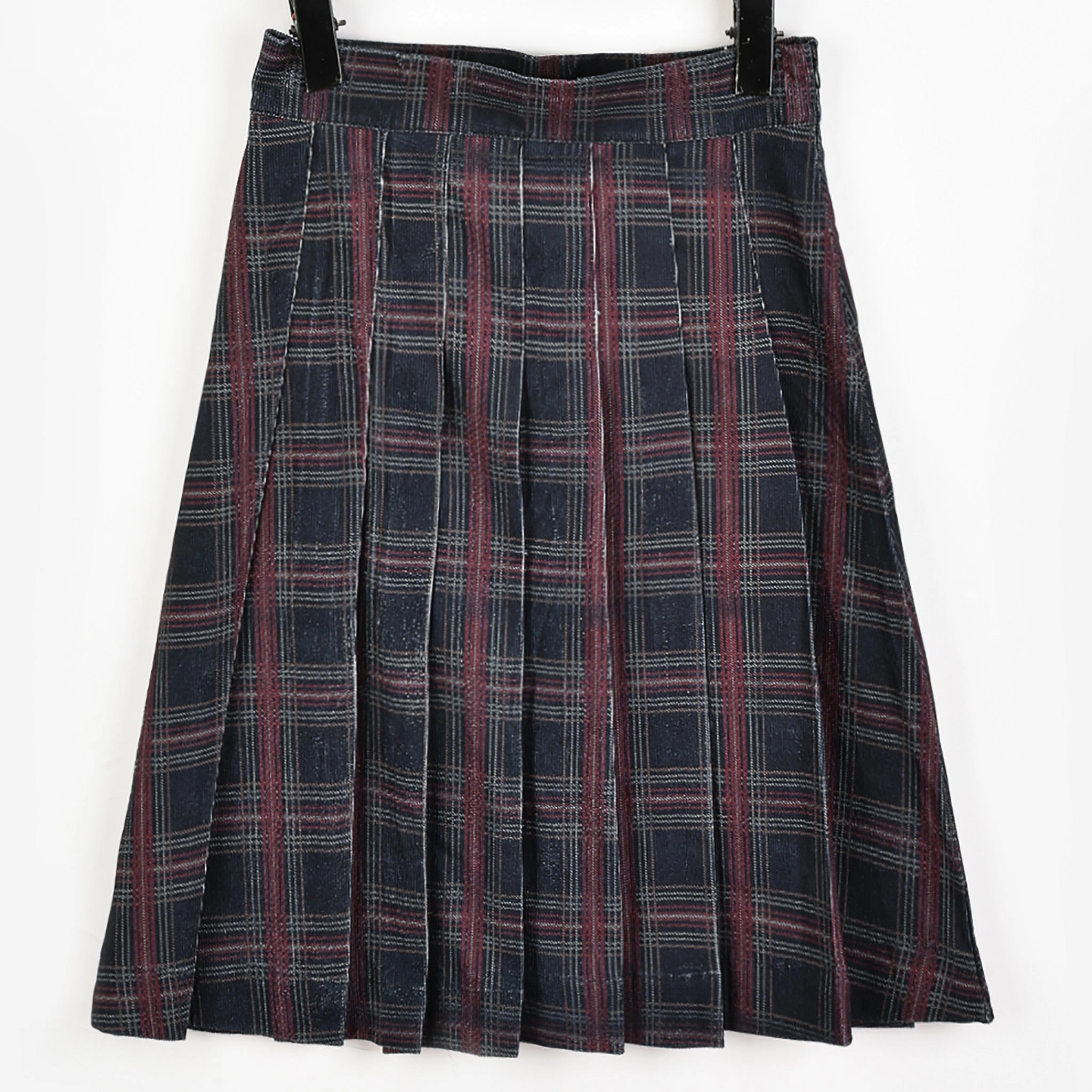 Melange Checks Skirt Basic Layers