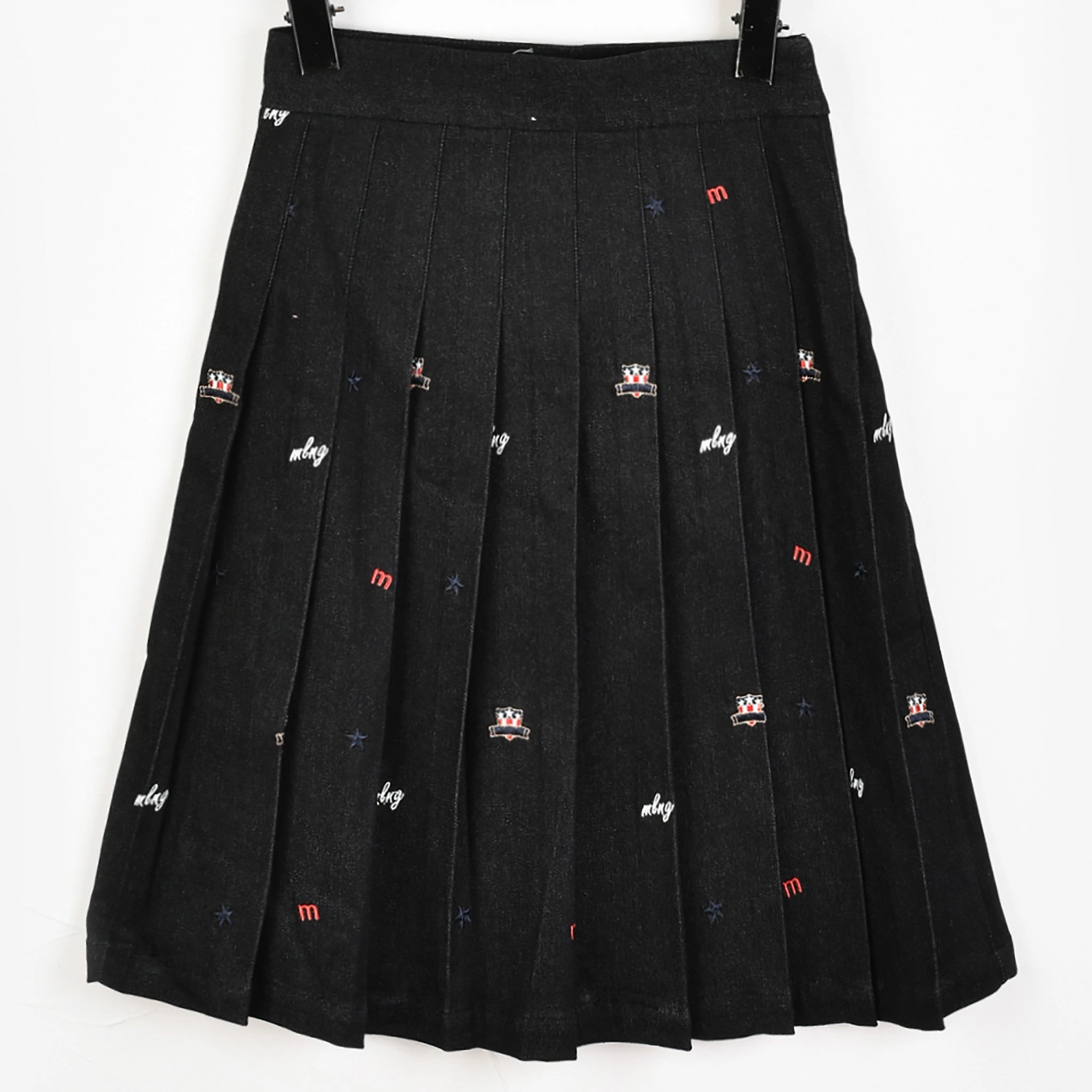 Melange Checks Skirt Playful Vibe Transitional Wear