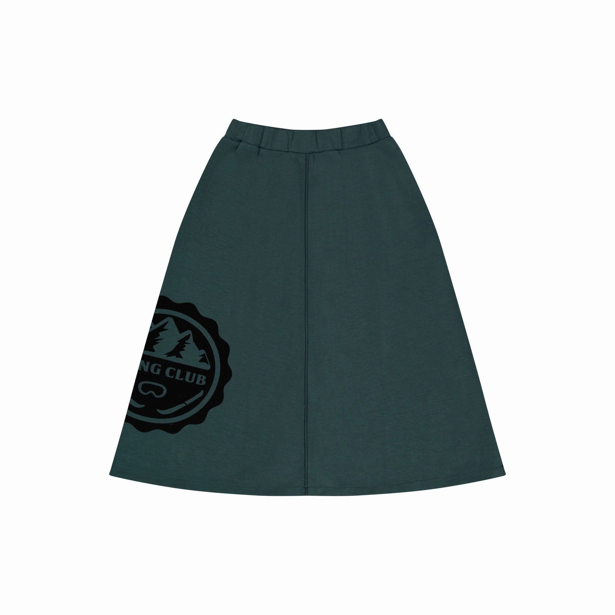 Slow Fashion Outfit Moodset Melange Velour Logo Skirt