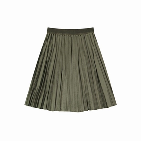 Wardrobe Basics Graceful Look Melange Velour Skirt