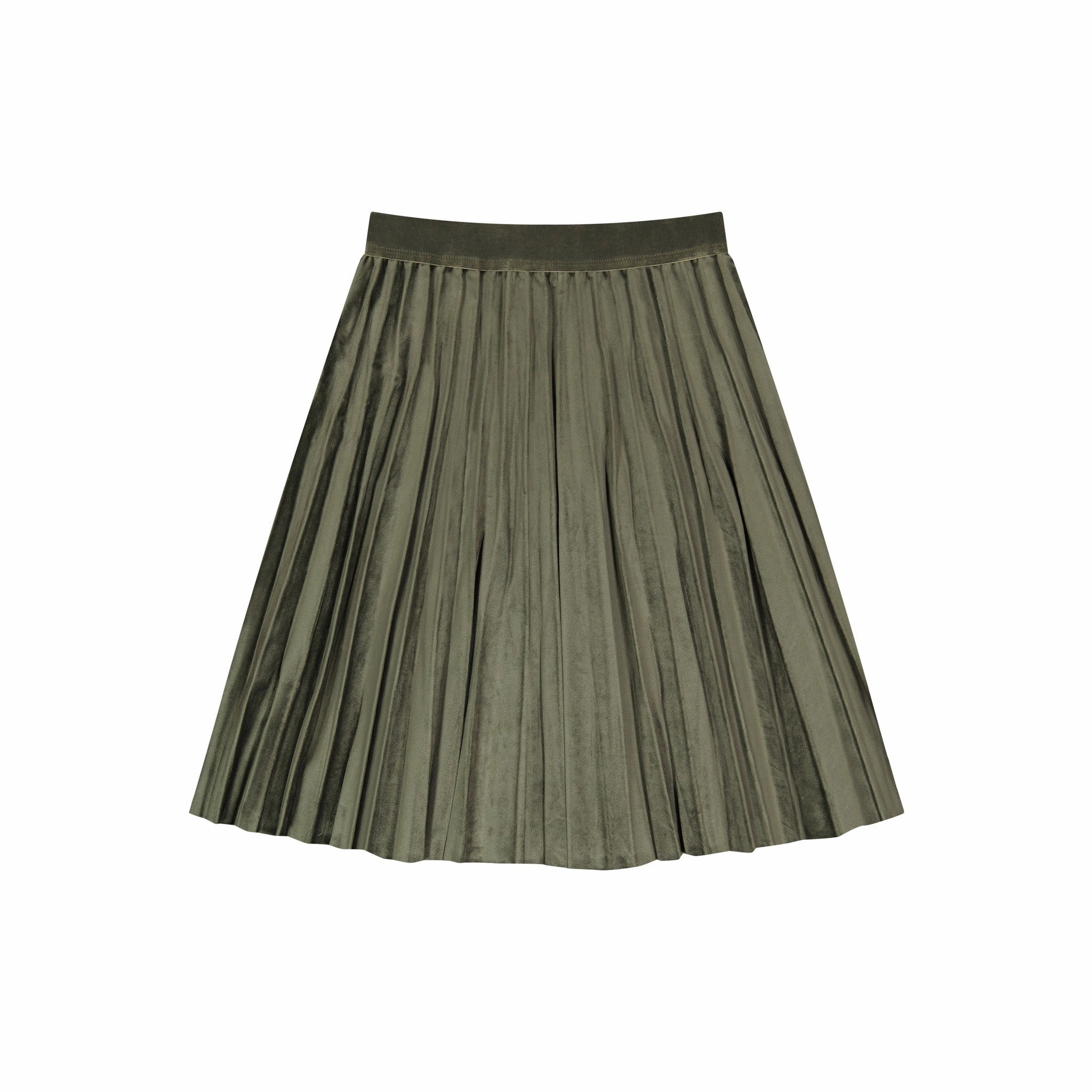 Streetwear Look Melange Velour Skirt