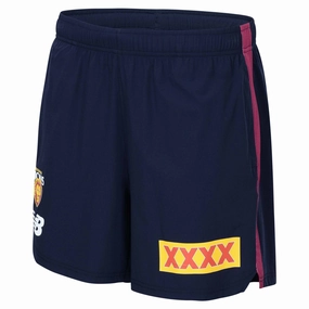 Stretchable Knit Material Men's AFL Brisbane Lions Football Club 2025 Travel Shorts