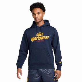 Men's Club Pull-Over Hoodie Everyday Layers Microfiber texture