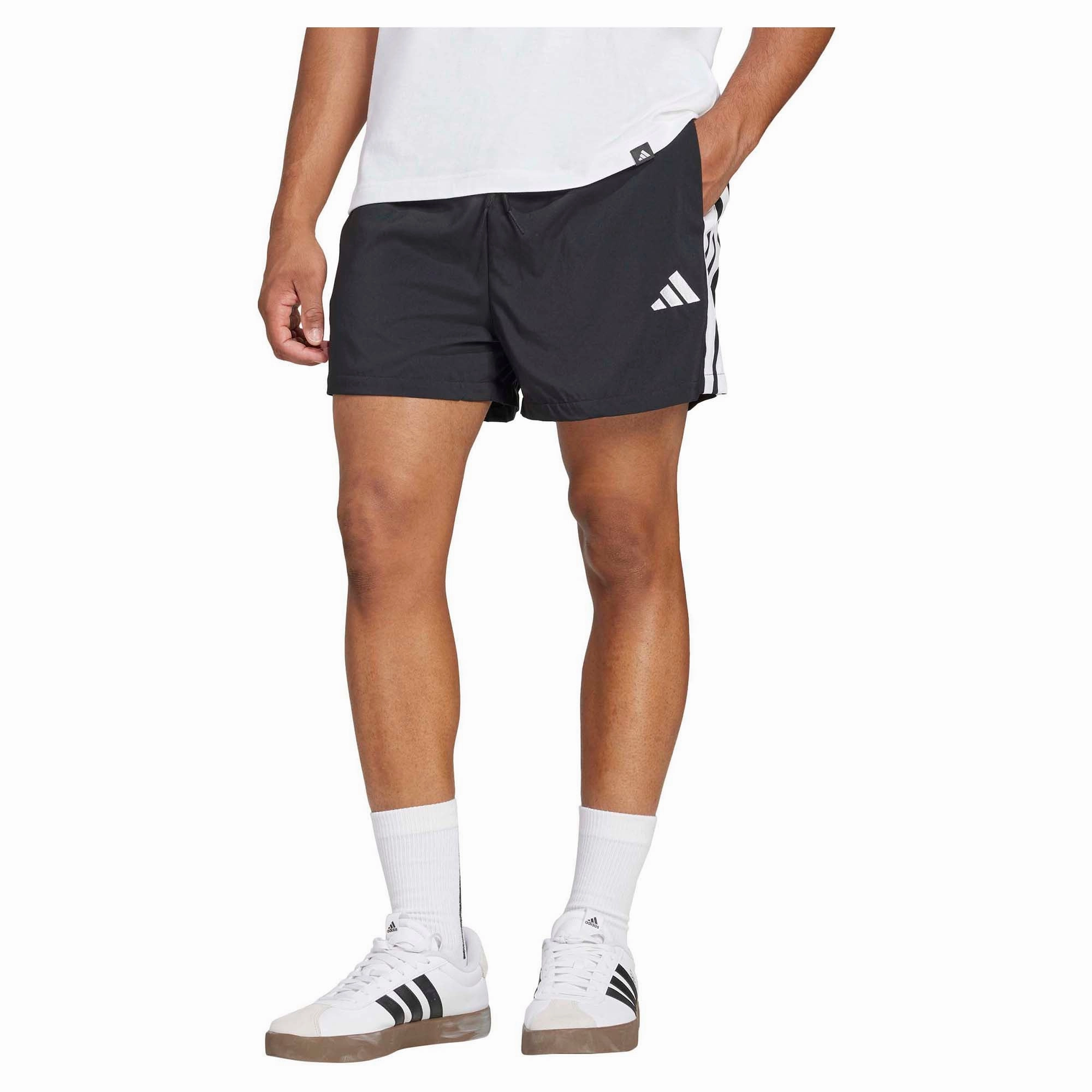 Men's Essential Three Stripes 5 Inch Chelsea Shorts loafers Denim shorts