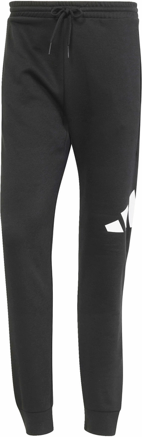 Men's Essentials Big Logo Cuffed Fleece Joggers Structured Hemline Stain Resistant