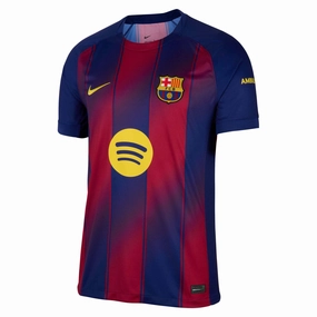 Men's FC Barcelona 2025/26 Stadium Home Soccer Jersey Speed Comfort