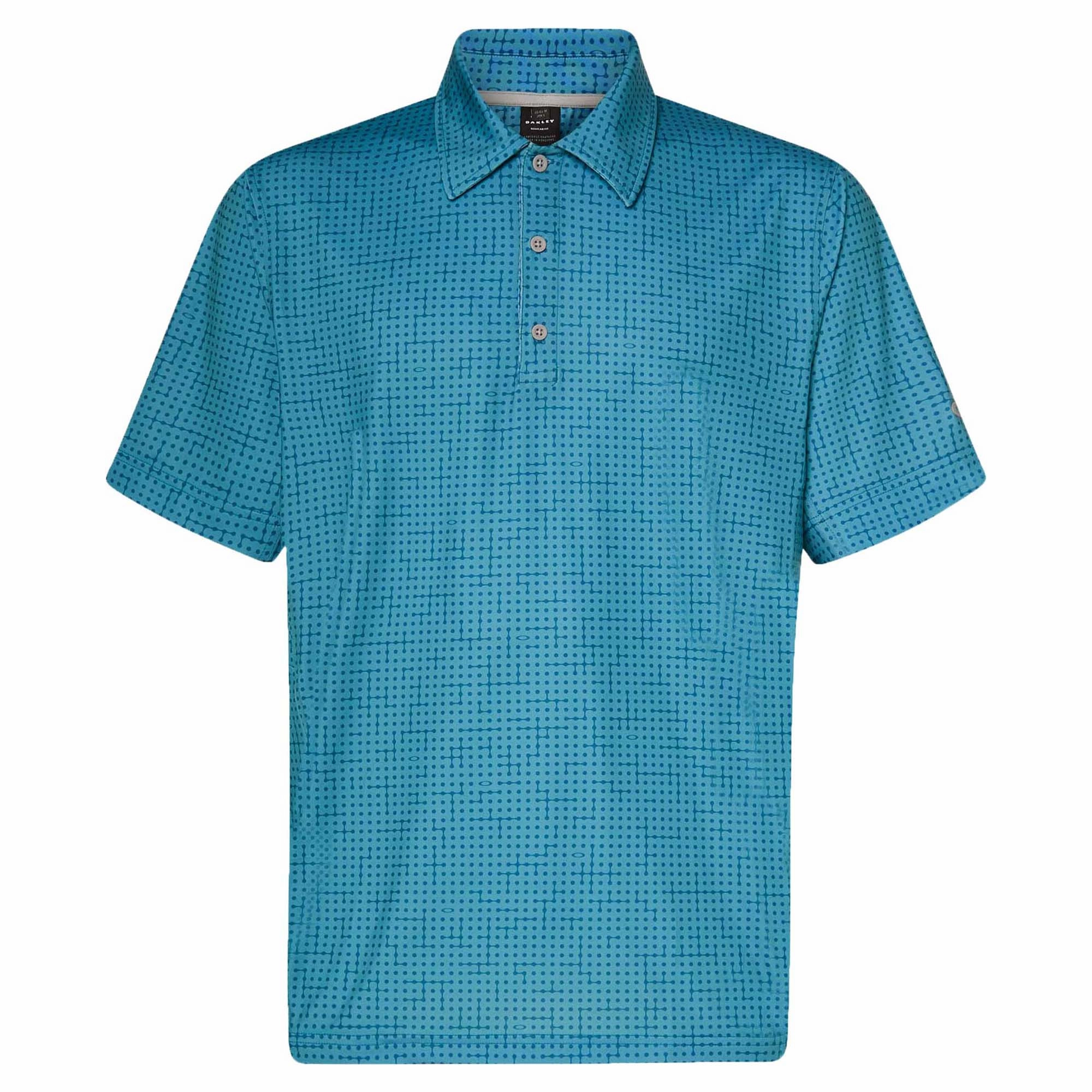 Muscle Motion Vented Back Design Men's Grid Camo Polo