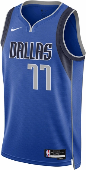 Precision Cut Men's NBA Dallas Mavericks Luka Doncic 2022/23 Icon Edition Swingman Jersey