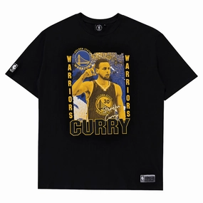 Drop Shoulder Men's NBA Golden State Warriors Stephen Curry Ashland Vintage Tee
