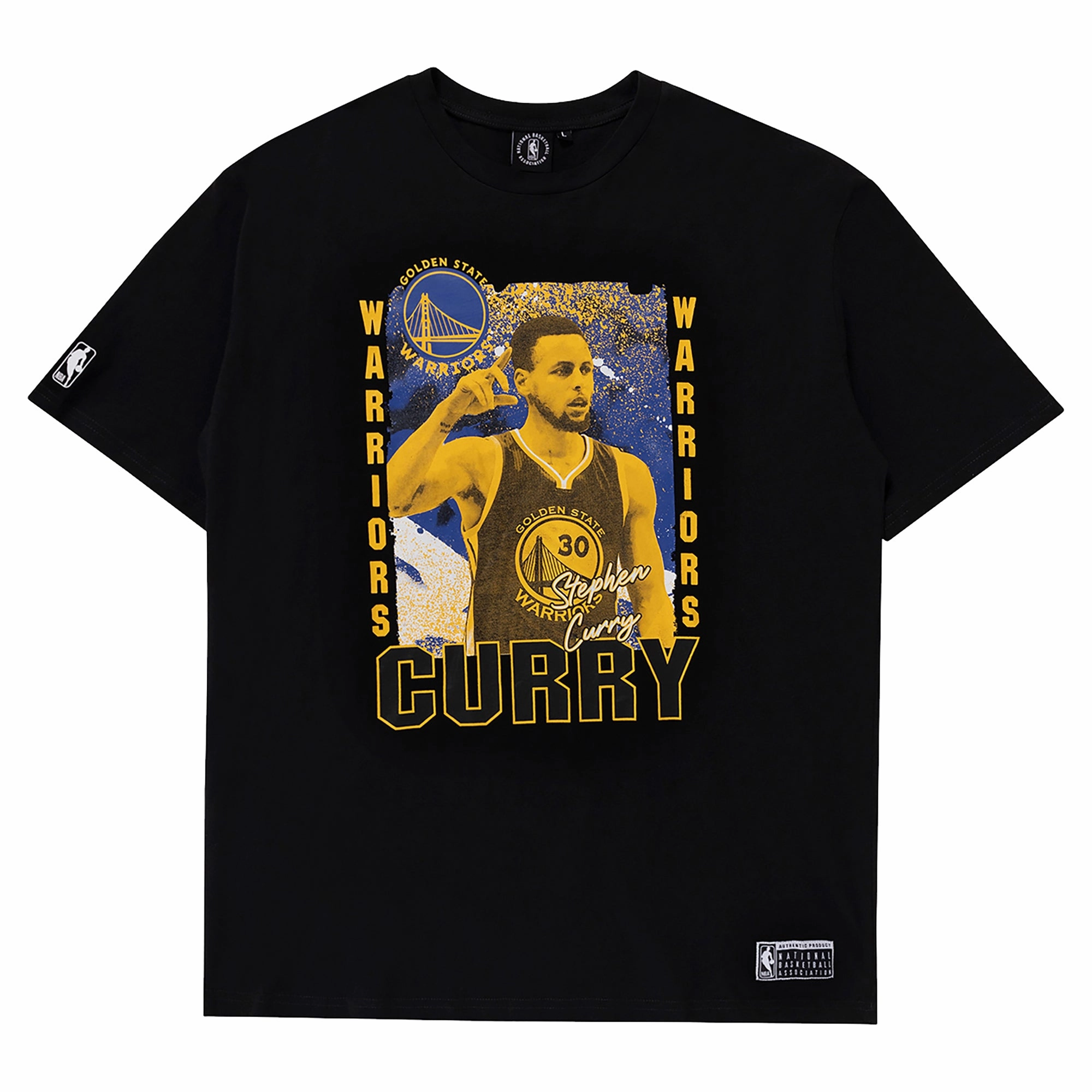 Breathable Layer Men's NBA Golden State Warriors Stephen Curry Ashland Vintage Tee
