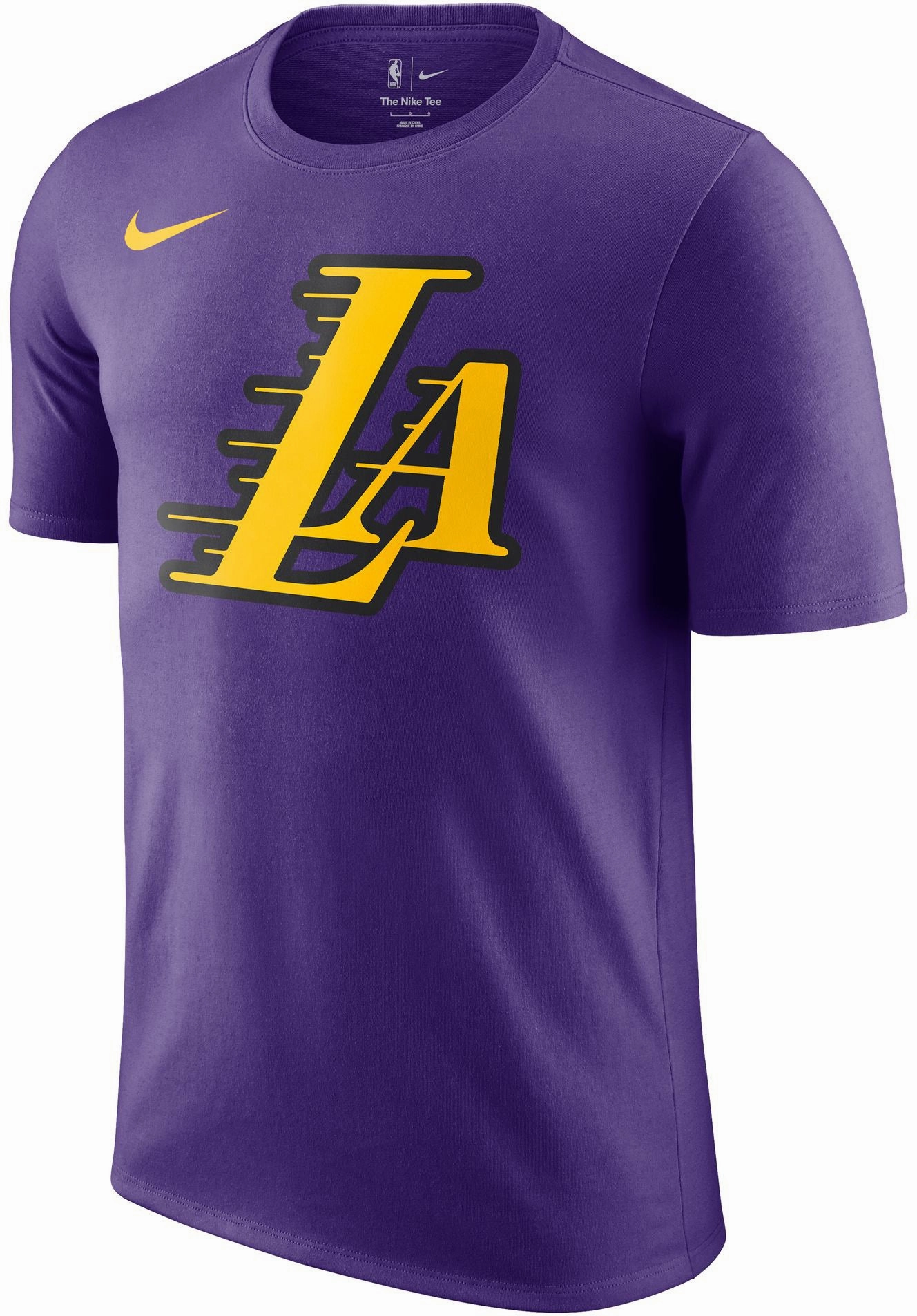 Ergonomic Articulated Fit Men's NBA Los Angeles Lakers Essential City Edition T-Shirt